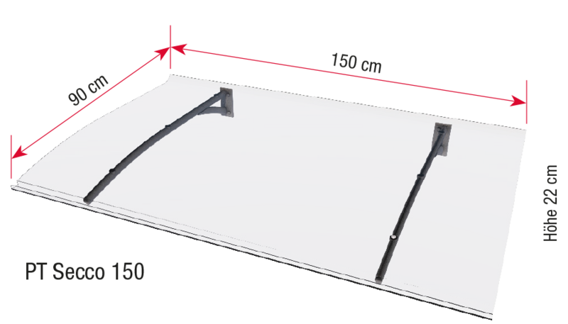 ENTRETAK GOP SECCO PC PT 150 ALU ANTRACIT