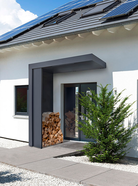 EXTRAVÄGG GOP VINDSKYDD BLOCK BS 33 ALU ANTRACIT