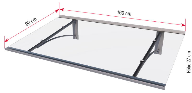 ENTRETAK GOP PHOENIX PT/GR 160 AKRYL ALU ANTRACIT