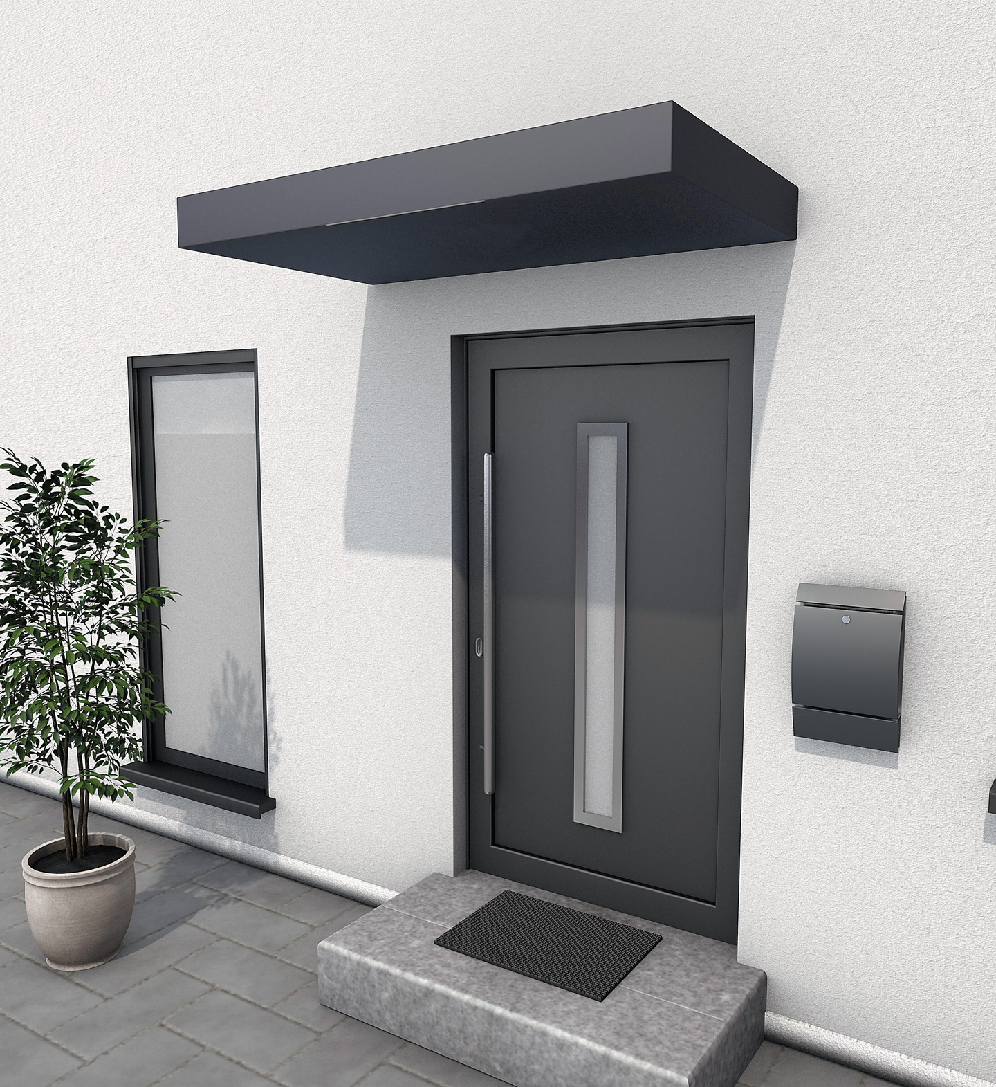 ENTRETAK GOP BLOCK BS160 LED ALU ANTRACIT