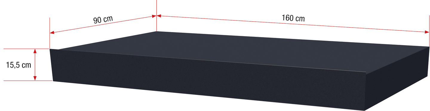 ENTRETAK GOP BLOCK BS160 LED ALU ANTRACIT