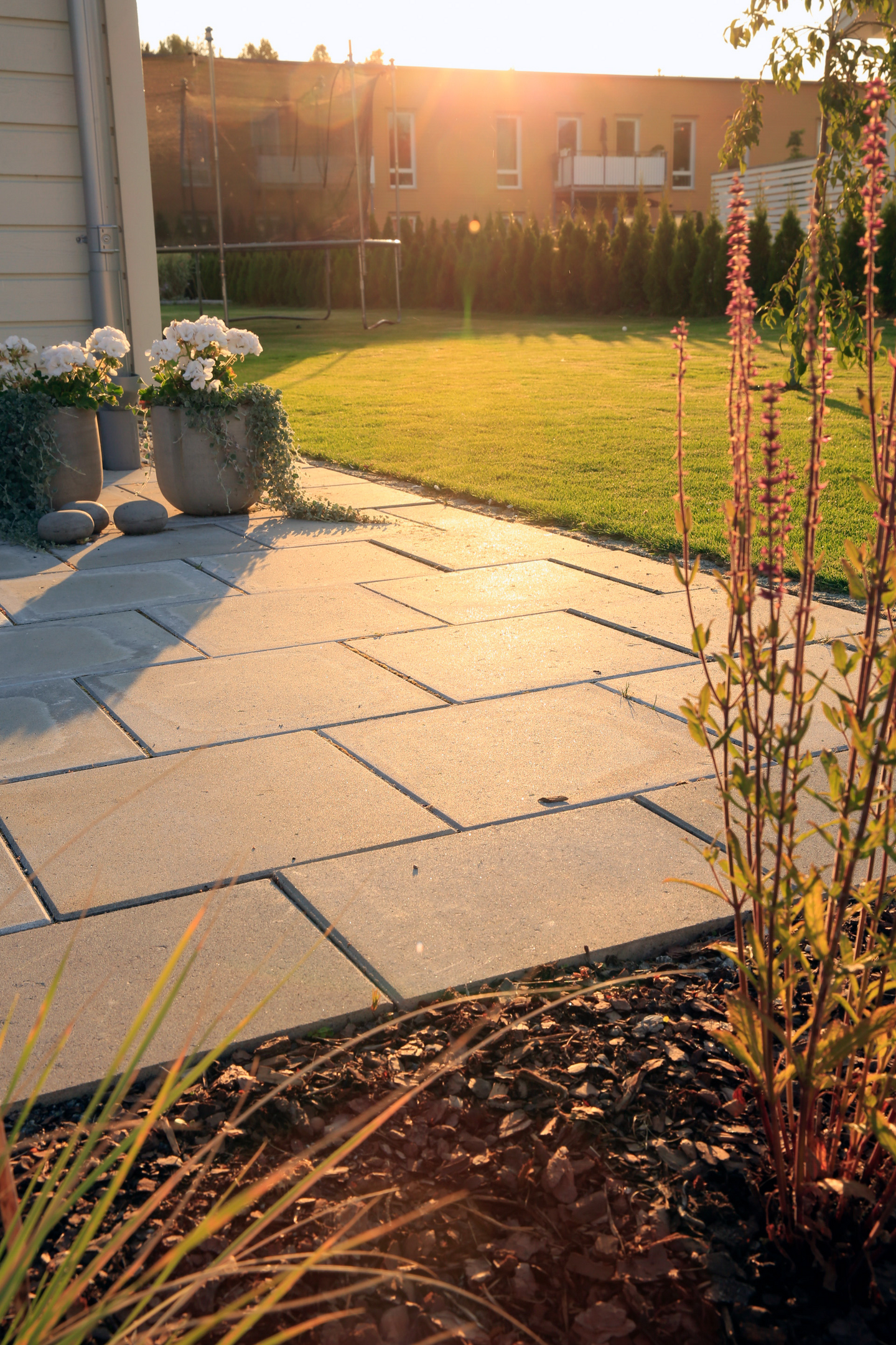 PLATTA S:T ERIKS AB SLÄT GRÅ 400X200X40MM TRÄDGÅRDSPL. S:T ERIKS