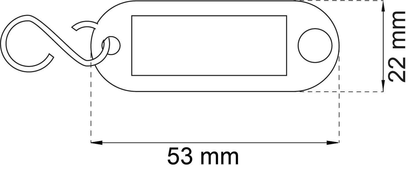 NYCKELBRICKA 1660 PLAST 4P BLANDADE FÄRGER