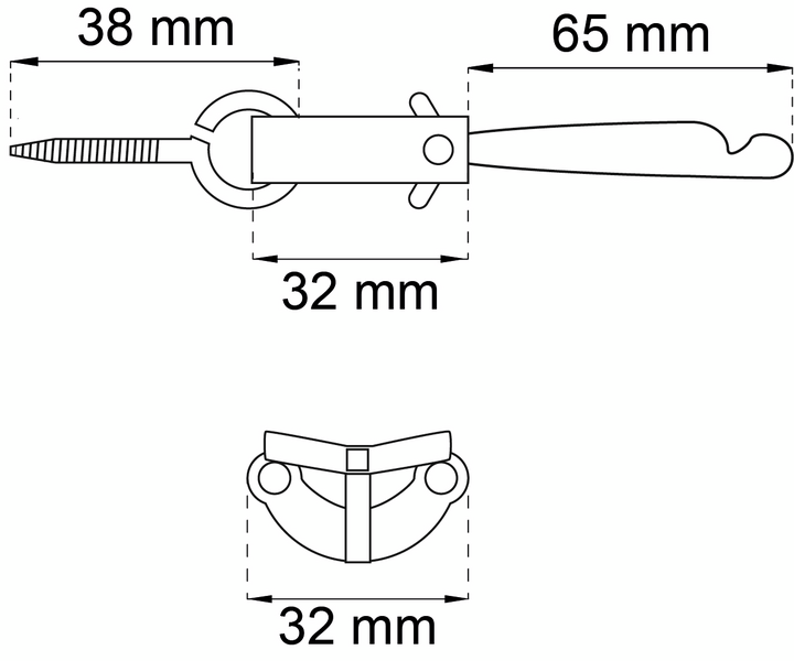 FÖNSTERLÅS HABO 1324 P MÄSS