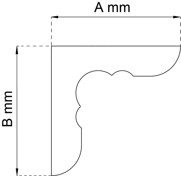 KONSOL HABO 167 FURU 180MM