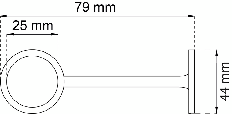 RÖRHÅLLARE 759-25 ÖPPE KROM 2P ÖPPEN MODELL FÖR 25MM RÖR