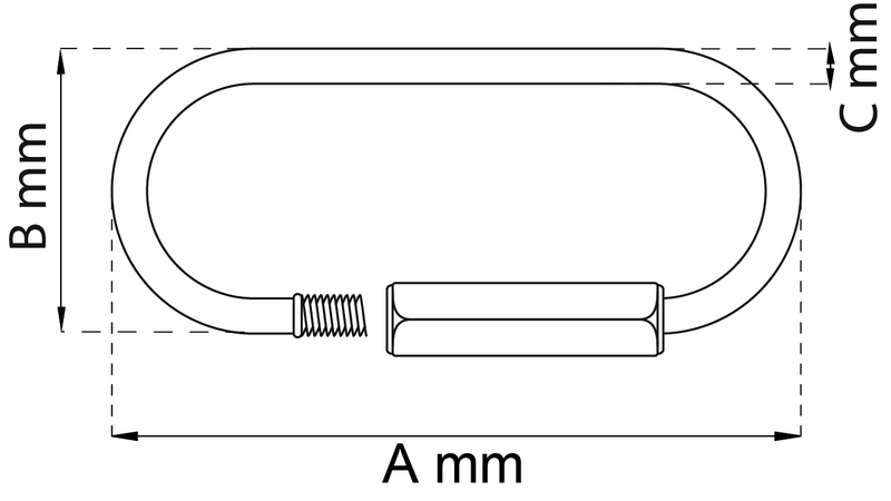 QUICK LINK 75X18MM GALV 2P 208-8,0