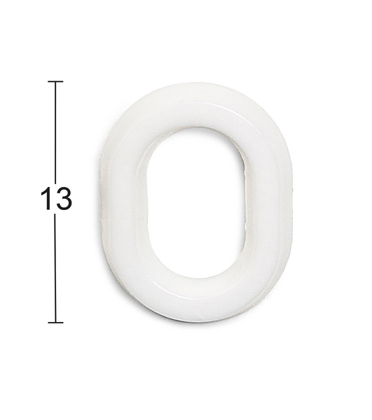 BOKSTAV HABO 1002 PLAST VIT O 13MM, 1002 13MM PLAST VIT O