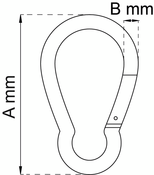 KARBINHAKE  70X7MM 245 GALV ELFÖRZINKAD
