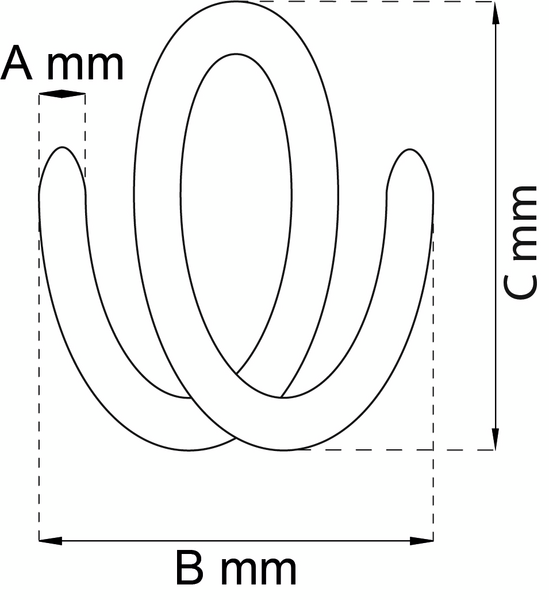 SKARVLÄNK HABO 5MM GALV 89 4P