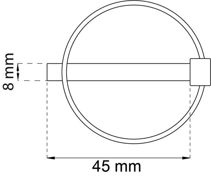 LÅSRING 330 8MM GALV 2P ELFÖRZINKAD