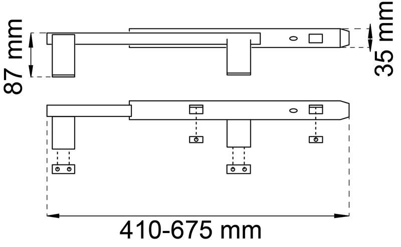 TANGENTBORDSUTDRAG HABO 25 GALV SB, 25 GALV SB