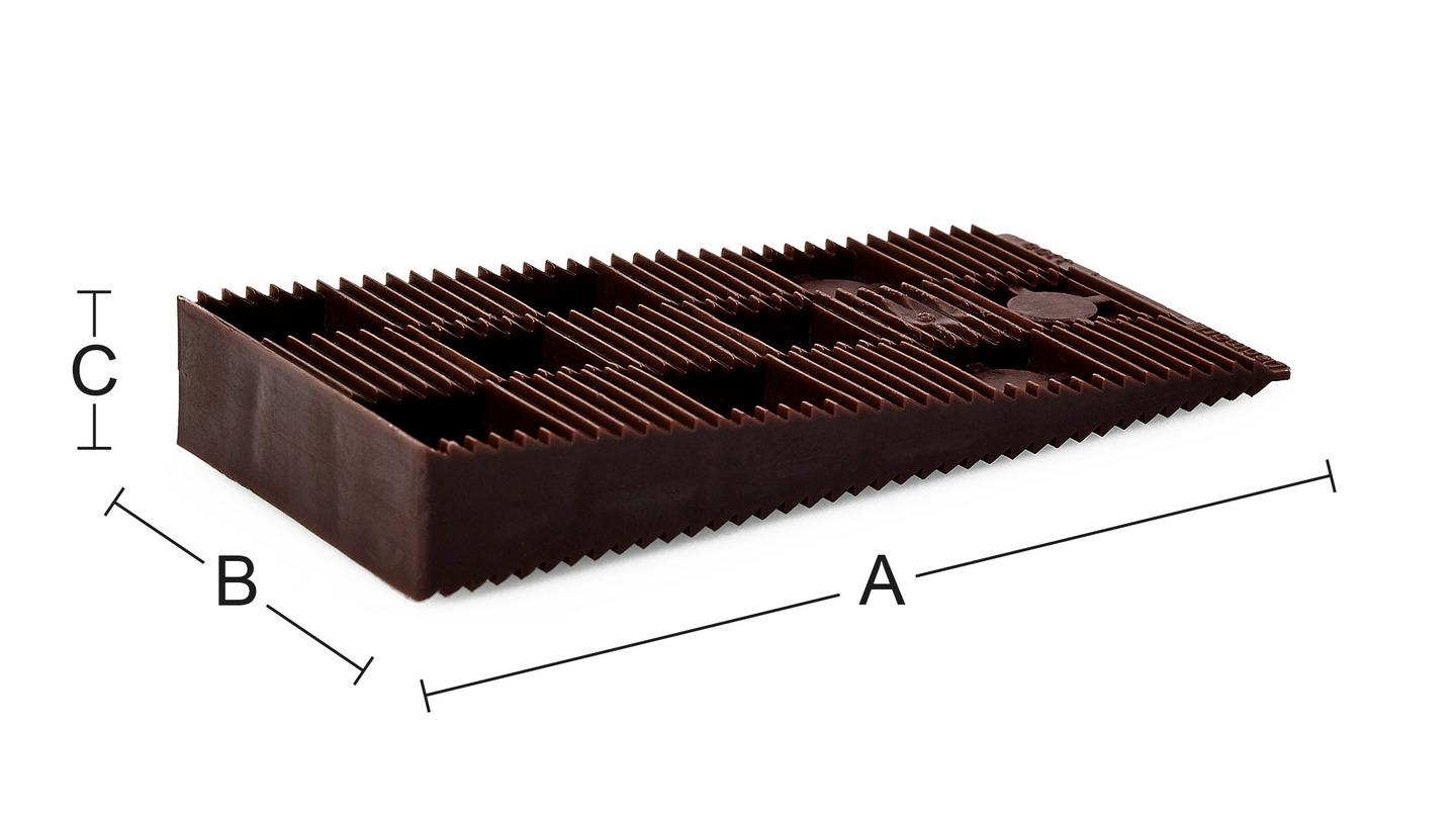 KIL  90X45X15MM PLAST BRUN 24P 9100