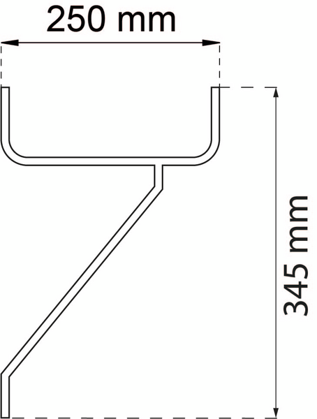 STEGHÅLLARE HABO 8517 EFZ 345X250MM