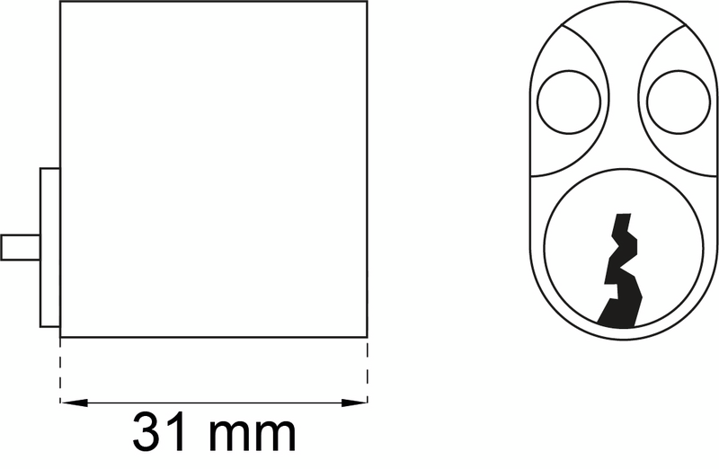 CYLINDER HABO ROKOKO KROM 3607 3607 KROM ROKOKO SB