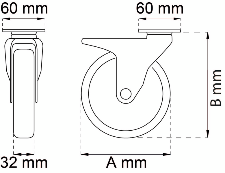 LÄNKHJUL HABO 4310 BROMS D100MM