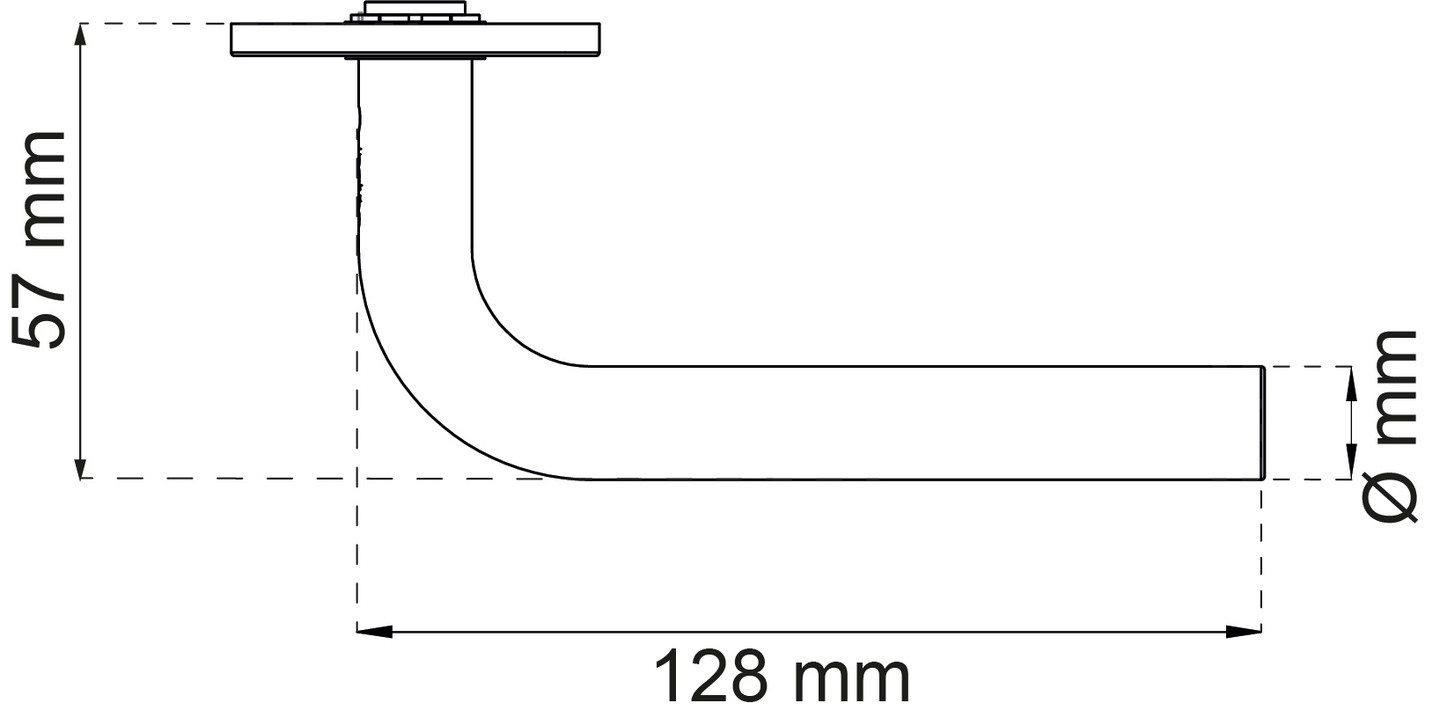 DÖRRTRYCKE HABO A13152-16 KOMBI, A13152-16 KOMBI ROSTFRI PP