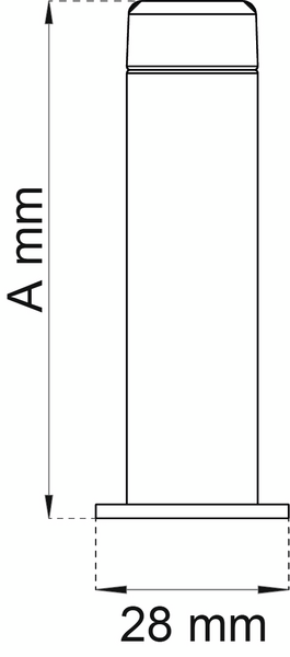 DÖRRSTOPP HABO 2890 RF 75MM