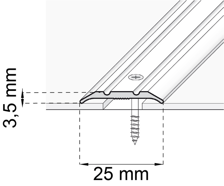 SKARVLIST HABO 25MM A12 GULD 1M