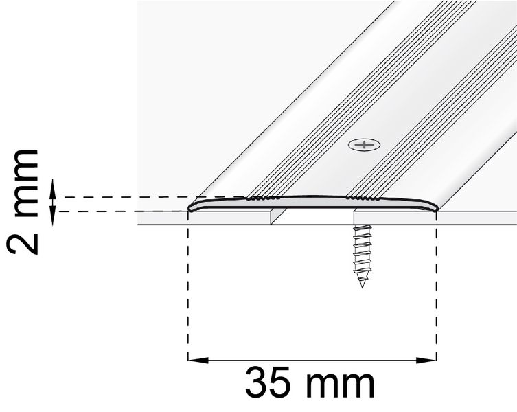 SKARVLIST HABO A08 CHAMP SB 1000MM, A08 1000MM CHAMPAGNE SB