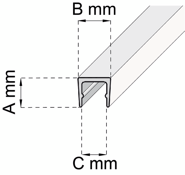 U-PROFIL HABO B63 ALU 21X21X2000MM
