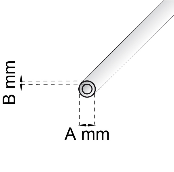 RÖR HABO B40 ALU D5X1000MM