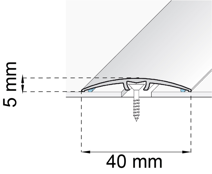 SKARVLIST HABO A64 SILVER 1000MM, A64 1000MM SILVER SB