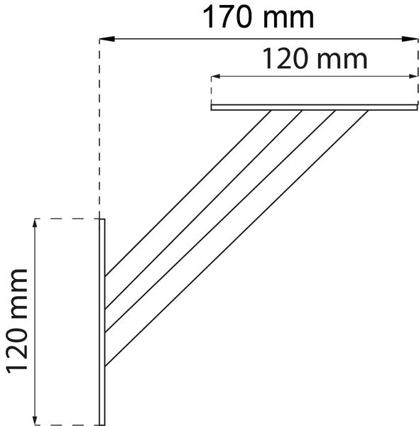 KONSOL habo NEMO VIT 165X165 SB