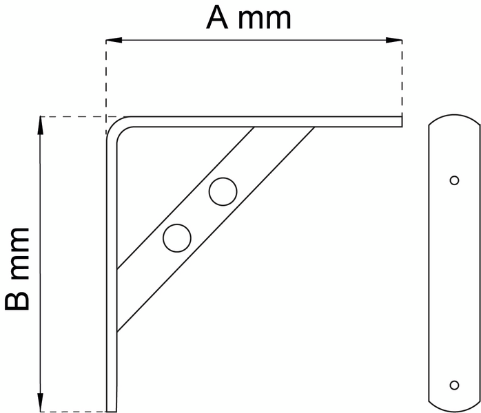 KONSOL HABO CIRCLE KROM 195X250 SB