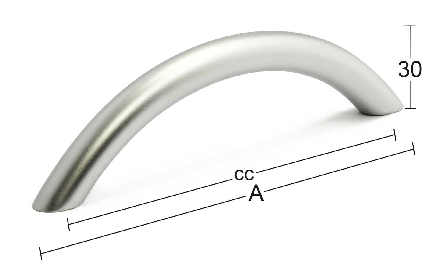 LÅDHANDTAG HABO EMMY MKR CC128 2ST, CC128MM 2ST