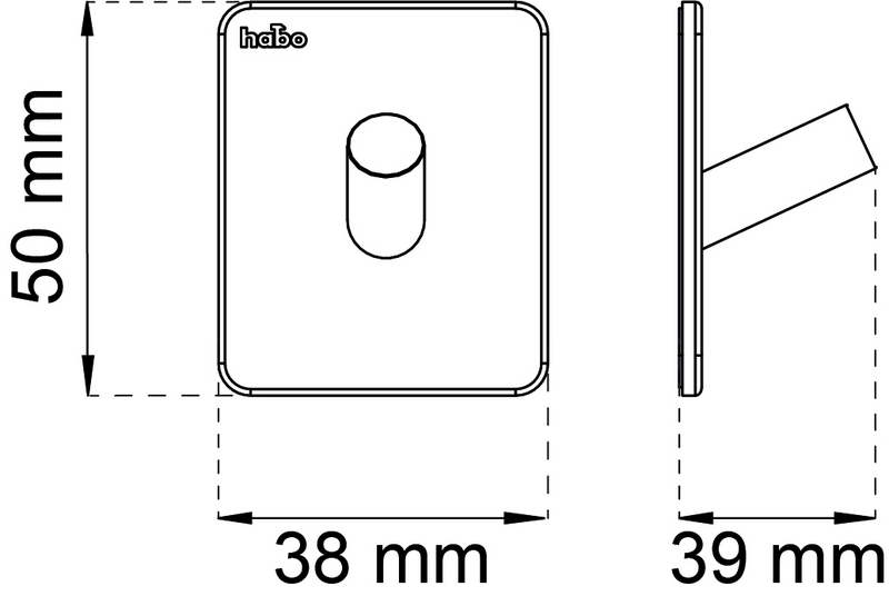 KROK EDGE SVART SJÄLVHÄFTANDE