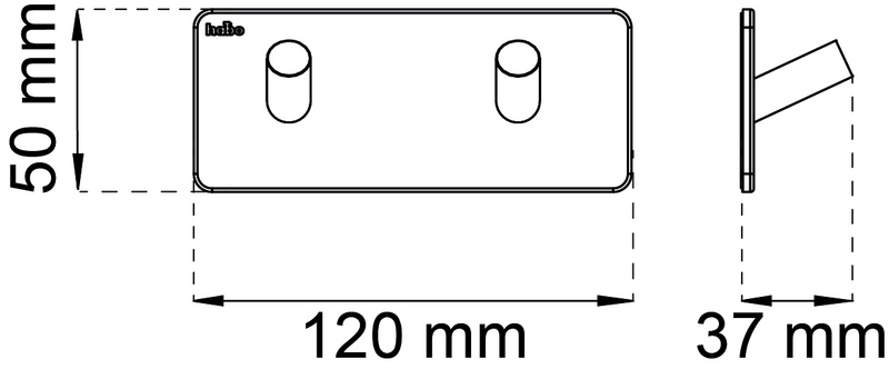 DUBBELKROK EDGE SVART SB