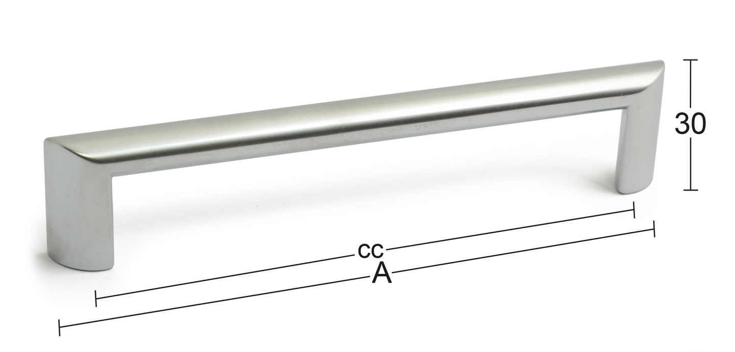 LÅDHANDTAG HABO NOVA M KROM CC96MM 2ST