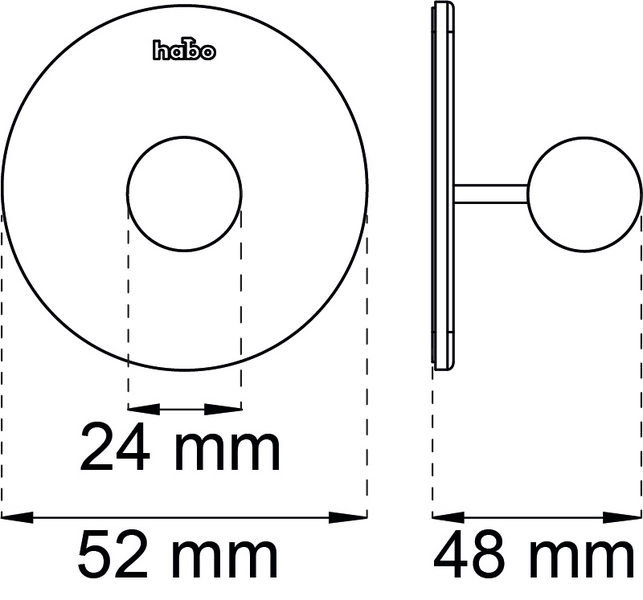 KROK HABO PEARL GRÖN SJÄLVHÄFTANDE