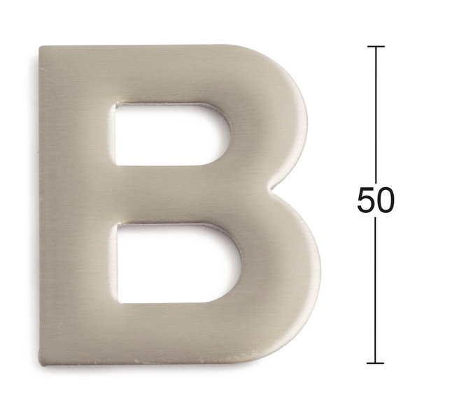 BOKSTAV HABO SJÄLVHÄFTANDE B RF 50MM