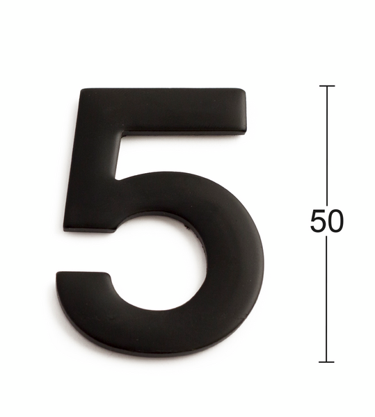 SIFFRA HABO SJÄLVHÄFTANDE 5 SVART 50MM