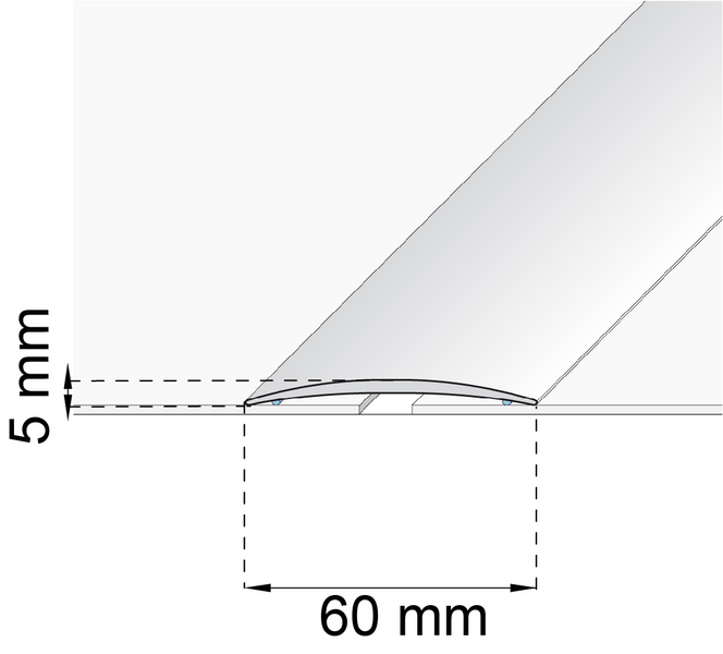 SKARVLIST HABO SA70 SILVER 2000MM, 60MM