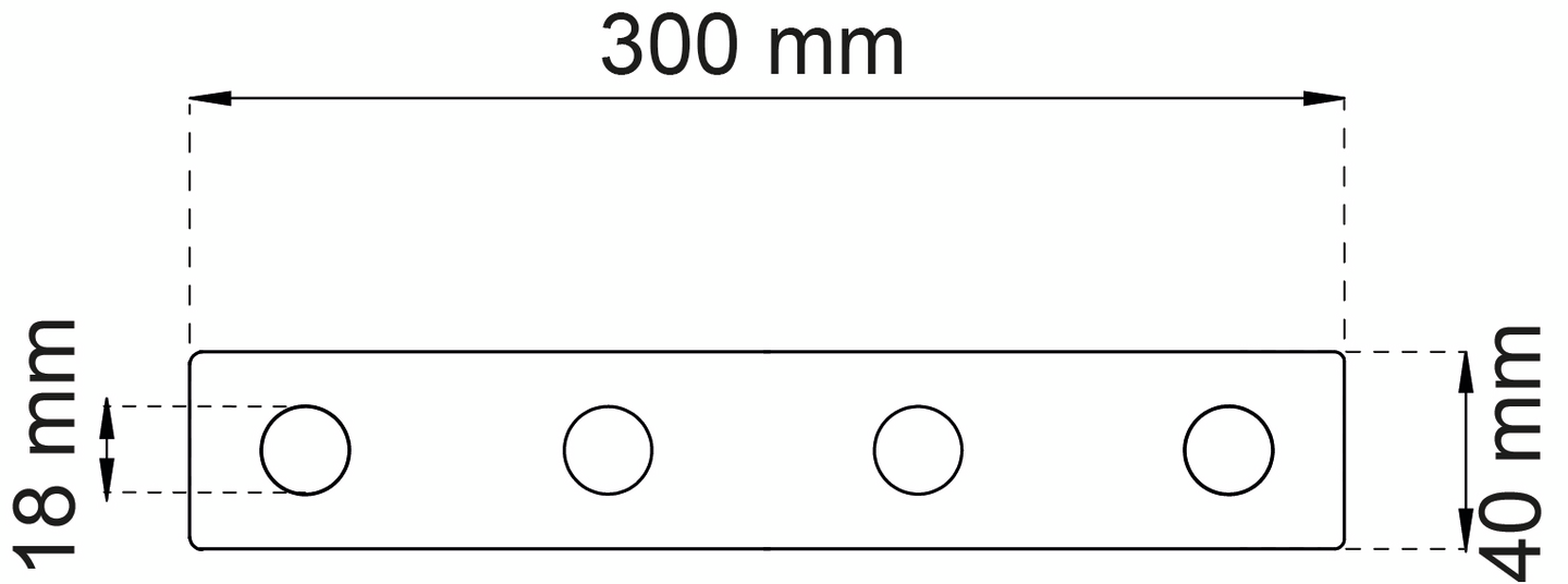 KROKRAD HABO 1368-4 RF 40X300MM SB