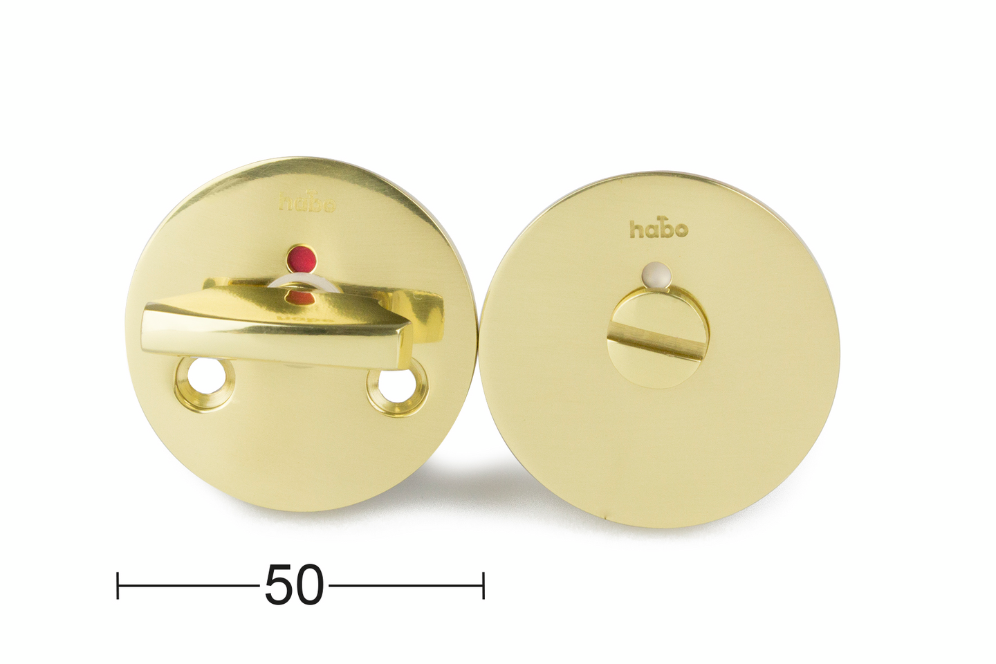 WC-BESLAG HABO F262 POLERAD MÄSSING SB