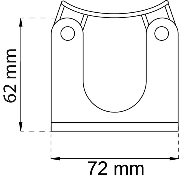REDSKAPSHÅLLARE HABO 512 SVART 512 20-30MM SV SB