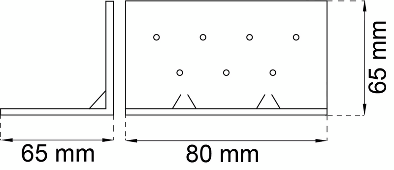 VINKEL HABO 413 2X65X65X80MM