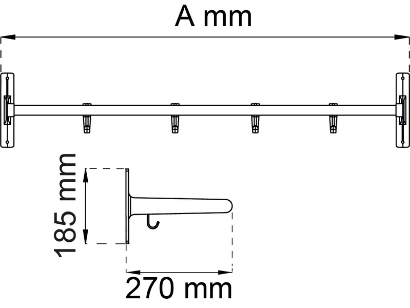 HATTHYLLA HABO ELEGANT ALU/VIT 40CM