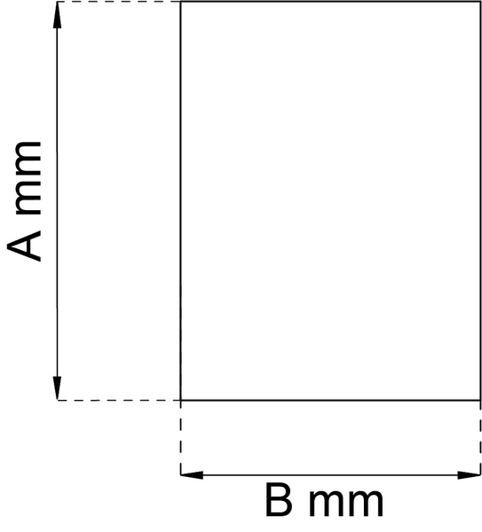 BADRUMSSPEGEL SÄK FOLIE 45X90