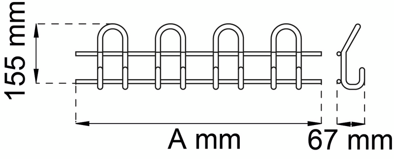 KROKRAD HABO SATURN 4KROK ROSTFRI, SB