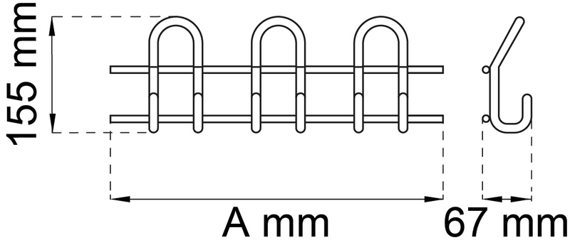 KROKRAD HABO SATURN 3KROK ROSTFRI, SB