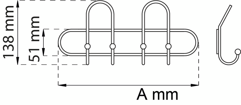 KROKRAD HABO TRENDLINE 13740 GRÅ, 2X2 SB