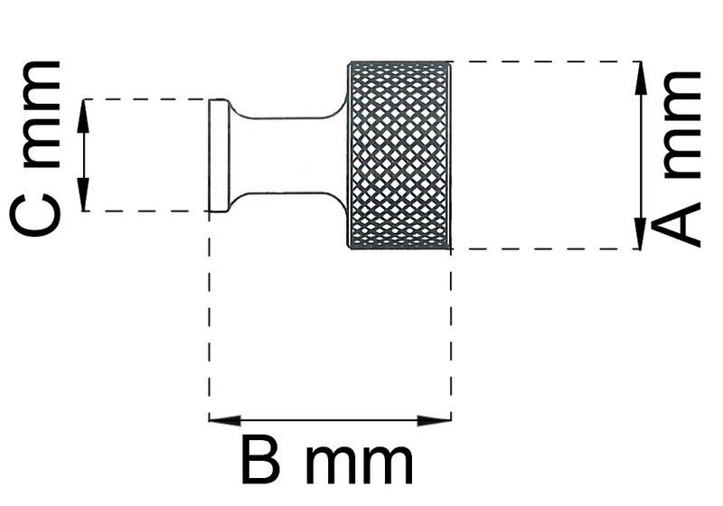 KNOPP HABO LEXINGTON SVART 20MM SB