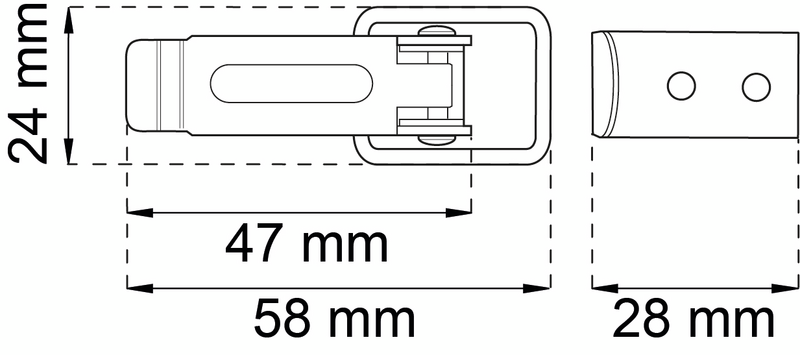 EXCENTERLÅS HABO ELZINK 80MM SB, SB