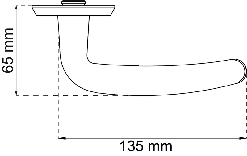 DÖRRHANDTAG HABO PORTO B ALU SB
