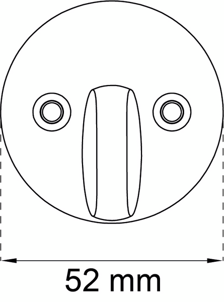 CYLINDERVRED HABO F40 GRÅ SB